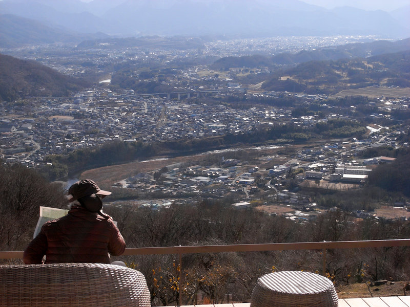 宝登山の展望テラス